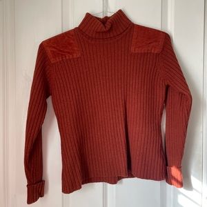 Ballinger Burnt Orange Wool Blend Sweater